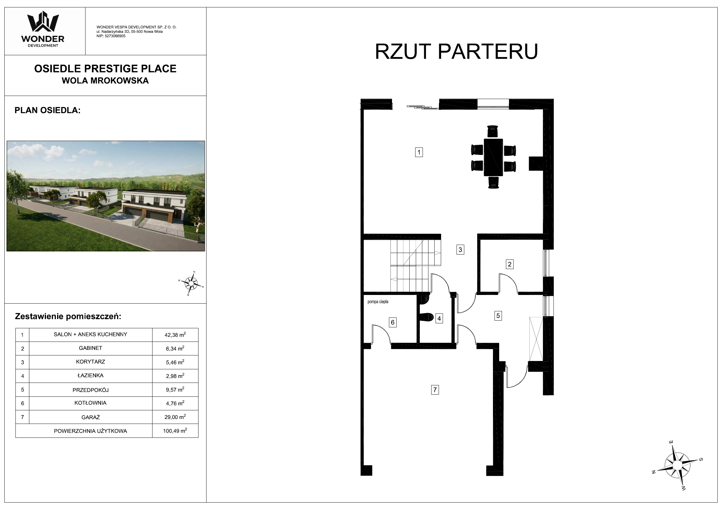 Karta lokalu 2 – parter